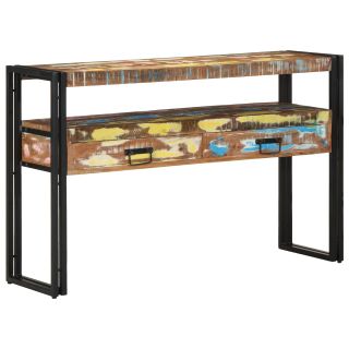 Lõpplauad Mitmevärviline 120x33x75 cm Tahke Taaskasutatud Puit ja Metall