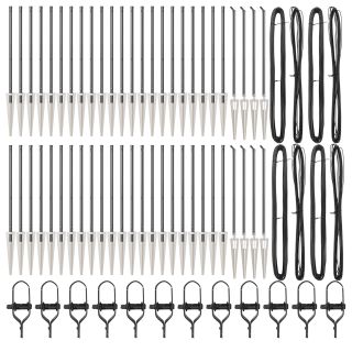 Aedapostid kännuga 52 tk Ø32 mm 60 cm Galvaniseeritud teras