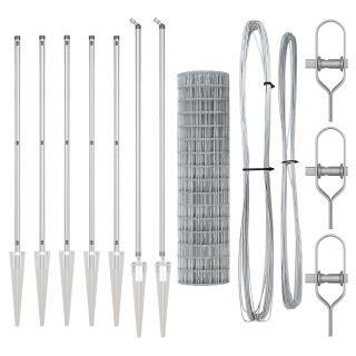 Euro Aed koos 7 Nokka Postiga 1.2x10 m Galvaniseeritud Teras