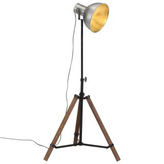 põrandalamp, 25 W, antiik hõbedane, 75 x 75 x 90-150 cm, E27