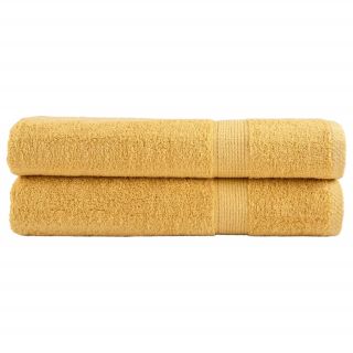 saunalina SOLUND 2 tk, kuldne, 80 x 200 cm, 600 gsm