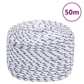paadiköis, valge, 8 mm, 50 m, polüpropüleen