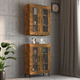seinakapp, suitsutatud tamm, 69,5x34x90 cm