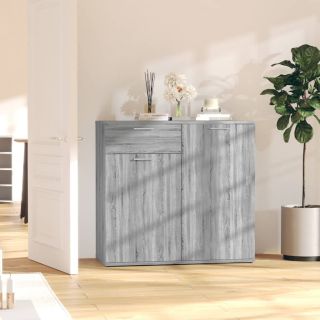 puhvetkapp, hall Sonoma tamm, 80 x 36 x 75 cm, tehispuit
