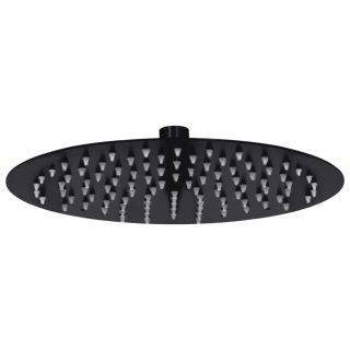 i vihmaduši otsak, roostevaba teras 25 cm, ümar, must