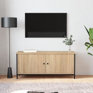 ustega telerikapp, sonoma tamm, 102x35x45 cm, tehispuit