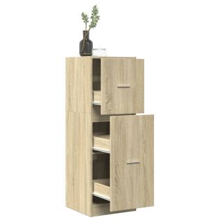 sahtlitega kapp, Sonoma tamm, 40x41x118 cm, tehispuit