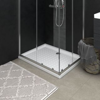 dušialus täppidega, valge, 90x70x4 cm, ABS