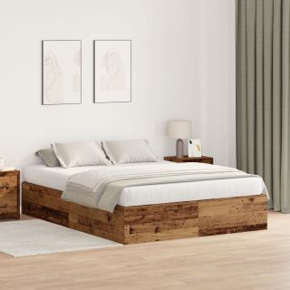 Laevoodi Raam Vana Puit 160x200 cm