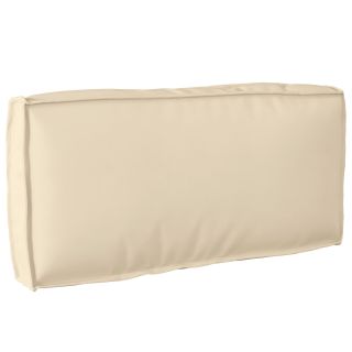 Pallet Cushion for Backrest Beež 80x40x12 cm Oxford Kangas