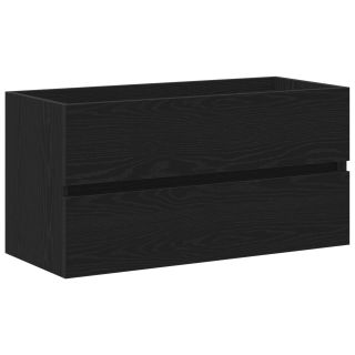 valamu kapp Must tamm 90x38,5x45 cm Tehispuit