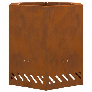 Suitsetamiseta Tulekahi Kuusnurga 48x48x51 cm Ilmastikukindel Teras