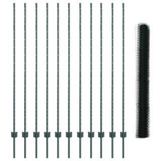 Aiapostid 11 tk U-Kanal Roheline 160 cm Teras