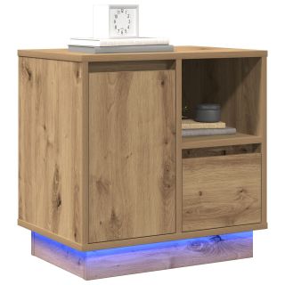 Öökapp koos LED-valgustusega Artisaan Oak 50x34,5x50 cm