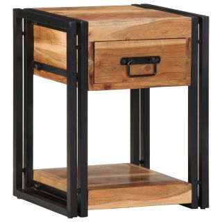 Öökappide komplekt 2 tk 40x35x50 cm Tugev akaatsiapuit