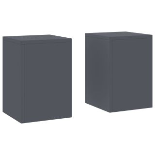 välikasvatustooted Pillar 2 tk Antratsiit 24x24x35 cm Teras