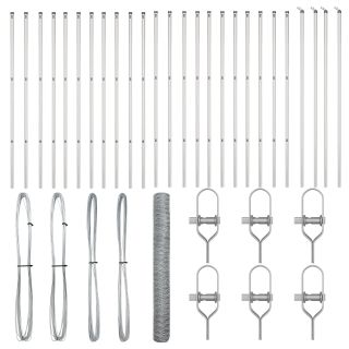 Kuusnurkne aed 1,2x50 m Galvaniseeritud teras