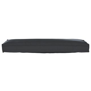 Pallet Pehmendus pingile Must 120x40x8 cm Oxford Kangas