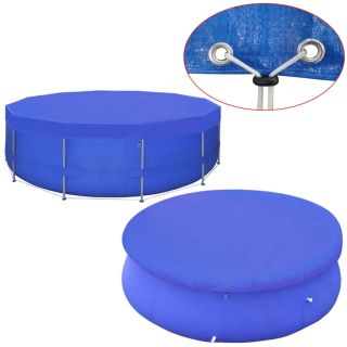 Крышка для бассейна ПЭ, круглая 460 см 90 г/м²
