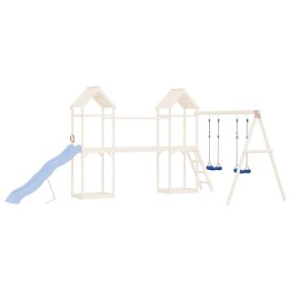 Сиденья для качелей из веревки 2 шт., синие, 37 x 15 см, полиэтилен