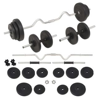kangi ja hantlite komplekt, 30 kg