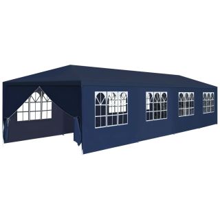 садовая палатка, 3 x 12 м, синяя