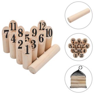 Number Kubb mängukomplekt, puidust