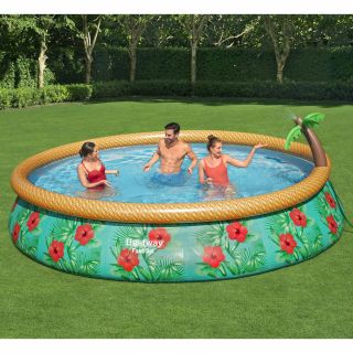 Надувной бассейн Bestway с насосом, Paradise Palms, 457 x 84 см