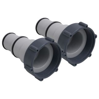 basseini voolikuadapterid, 2 tk, plast