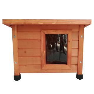 @Pet õue kassimaja XL, 68,5 x 54 x 51,5 cm, puit, pruun