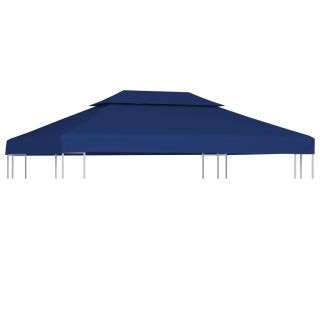 kahekordne varjualuse katus 310 g/m² 4 x 3 m, sinine