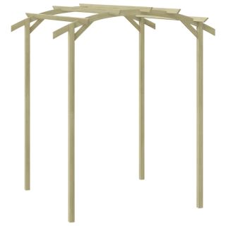 lehtla, immutatud männipuit, 180 x 197 x 210 cm