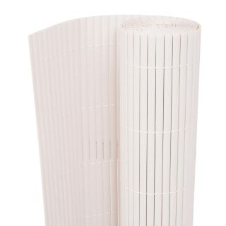 kahepoolne piirdeaed 90 x 300 cm, valge