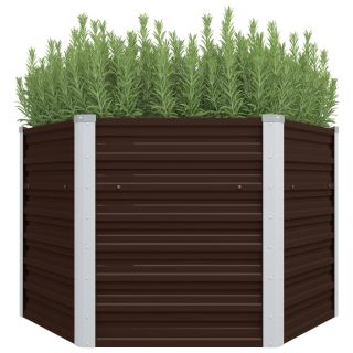 aia taimelava pruun 129 x 129 x 77 cm tsingitud teras