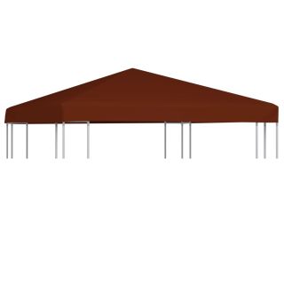 varjualuse katus 310 g/m² 3 x 3 m, terrakota