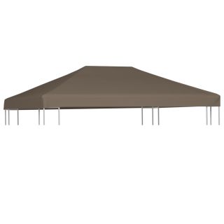 Крыша укрытия 310 г/м² 3 x 4 м, коричневато-серая