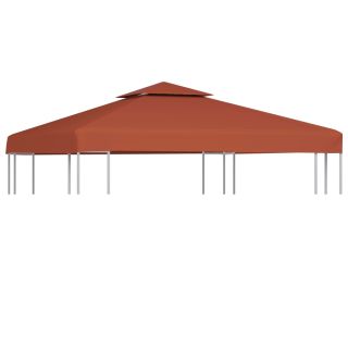 двойная крыша-укрытие 310 г/м² 3 x 3 м, терракота