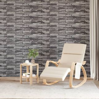 3D стеновые панели 14 шт, антрацитово-серый, 100 x 25 см, EPS