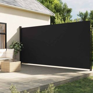 lahtitõmmatav külgsein, must, 200 x 300 cm