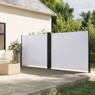 lahtitõmmatav külgsein, valge, 180 x 600 cm
