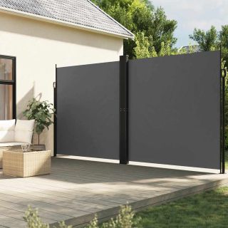 lahtitõmmatav külgsein, antratsiithall, 200 x 1000 cm