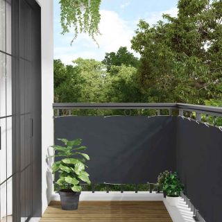 rõdu privaatsuskate, antratsiithall, 400x75 cm, PVC