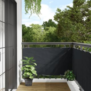 rõdu privaatsuskate, antratsiithall, 600x75 cm, PVC
