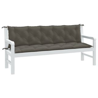 aiapingi istmepadjad 2 tk, tumehall, 180x50x7 cm, kangas