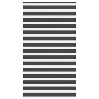 Полосатая рулонная штора черная 120x230 см ширина ткани 115,9 см полиэстер