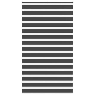 Полосатая рулонная штора черная 125x200 см ширина ткани 120,9 см полиэстер