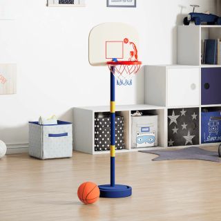 korvpallialus palli ja pumbaga reguleeritava kõrgusega 90/121cm