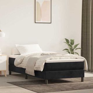 vedrumadrats lastevoodile, must, 80x160 cm, samet