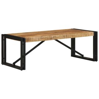 kohvilaud, 100 x 50 x 35 cm, töötlemata mangopuit