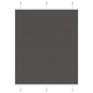 штора плиссе черная 110x150 см ширина ткани 109,4 см